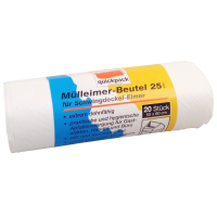 M&uuml;llbeutel 25L Wei&szlig;, Quick Pack - Karton