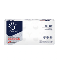 Toilettenpapier 3-lg., Hochwei&szlig;, 9 x 8 = 72 Rollen...