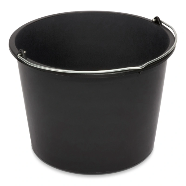 Baueimer schwarz 12 Liter
