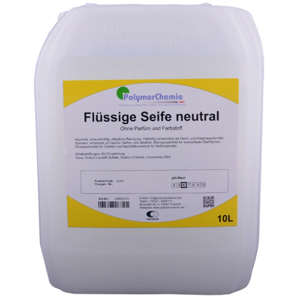 Fl&uuml;ssige Seife neutral