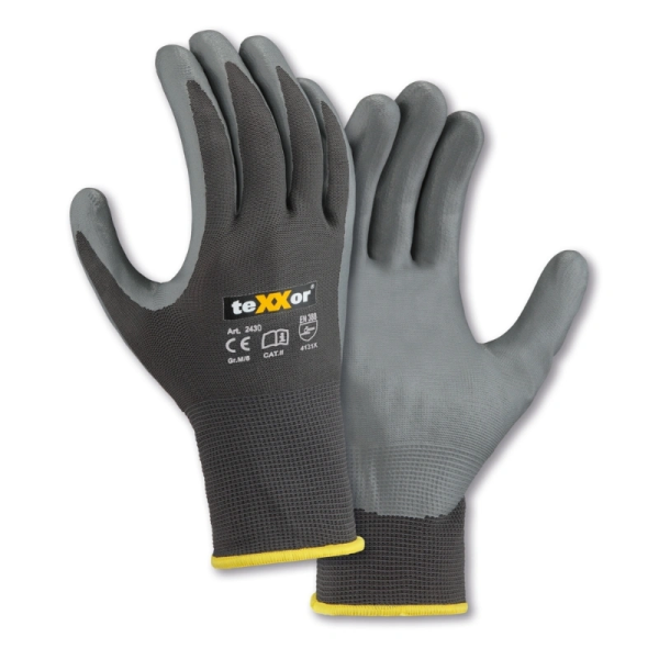 Arbeitshandschuh Nylon Feinstrick HS, schwarz