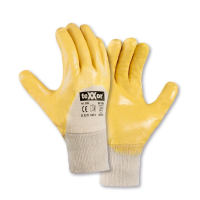 Arbeitshandschuh Nitril gelb